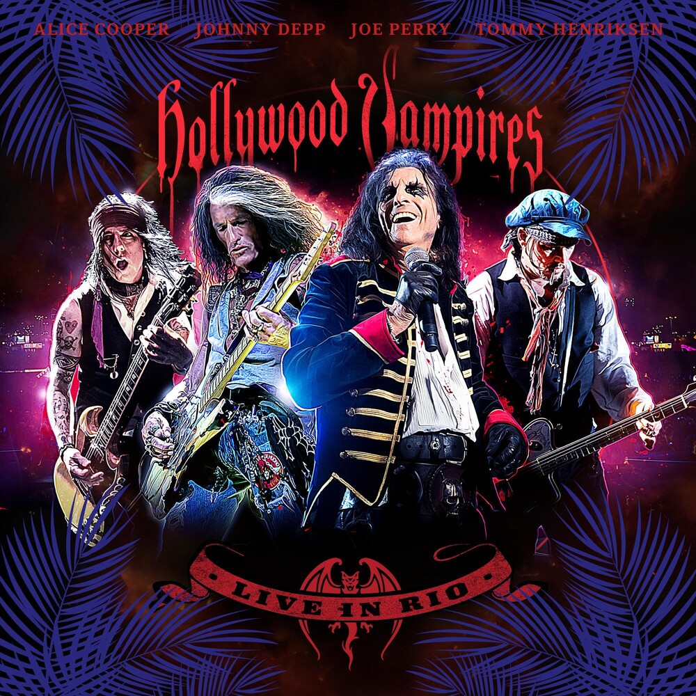 the album cover for Hollywood Vampires - Live in Rio [CD+Blu-ray]