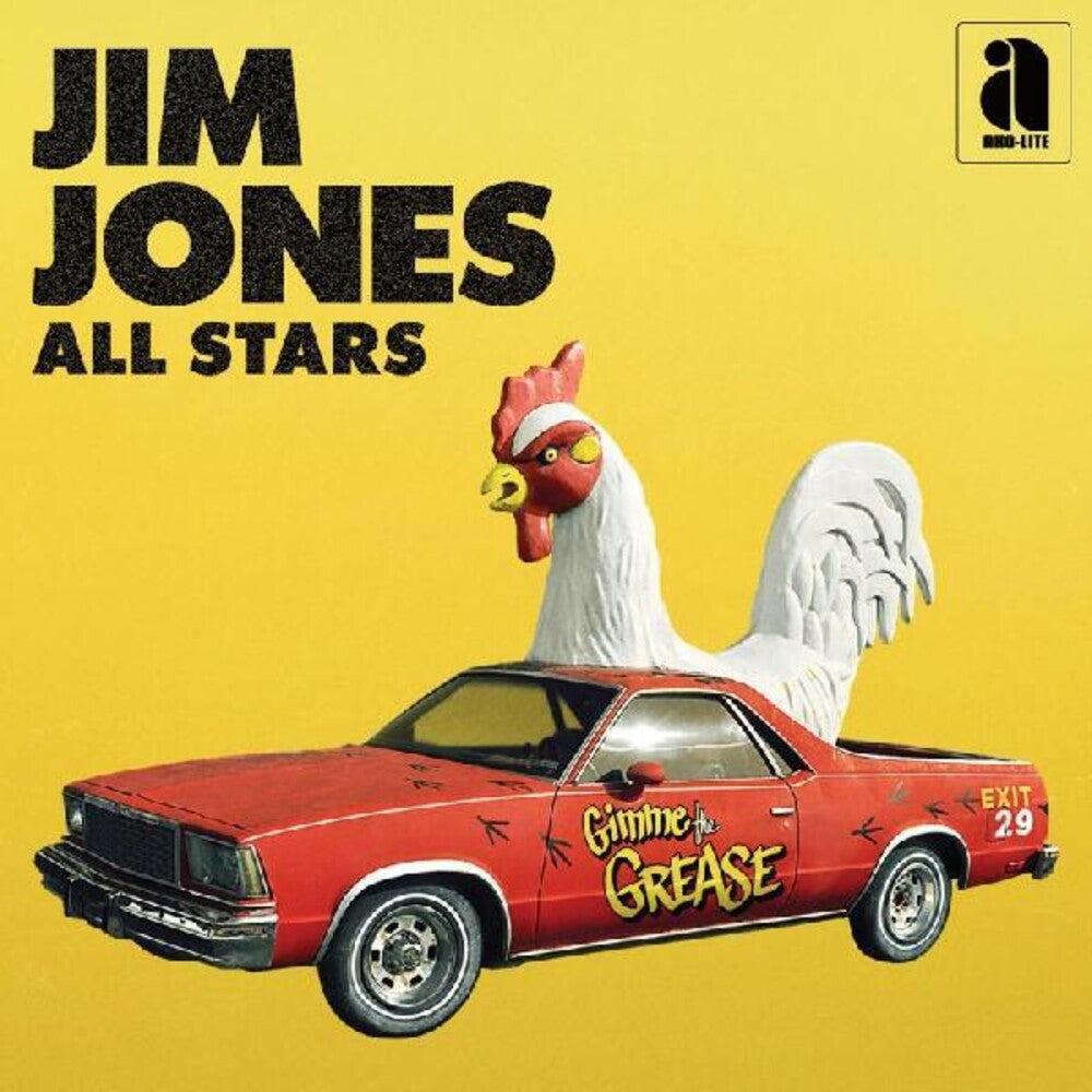 the album cover for Jones, Jim All Stars - Gimme The Grease