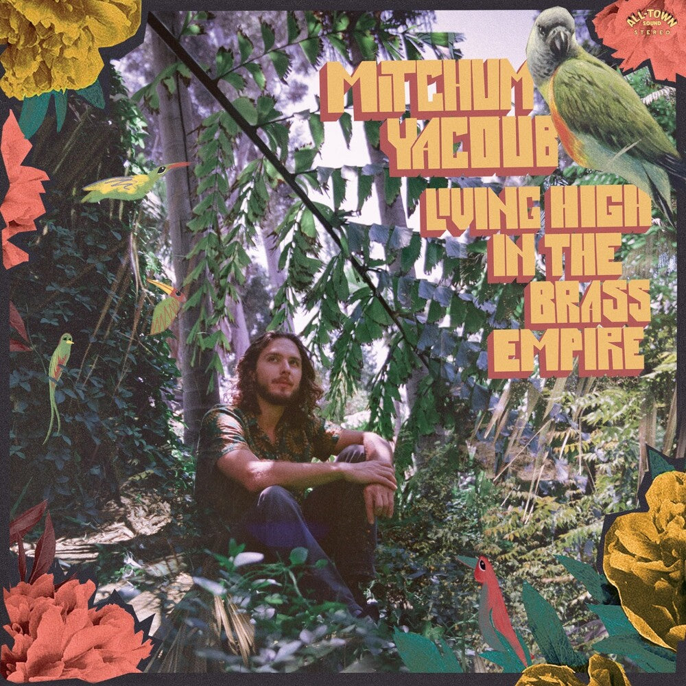 the album cover for Mitchum Yacoub - Living High In The Brass Empire - Orange [Colored Vinyl]