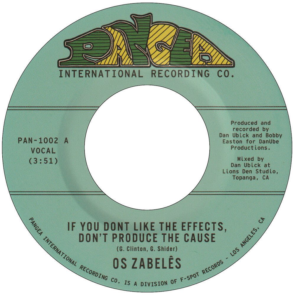 the album cover for Os Zabeles - If You Don't Like The Effects