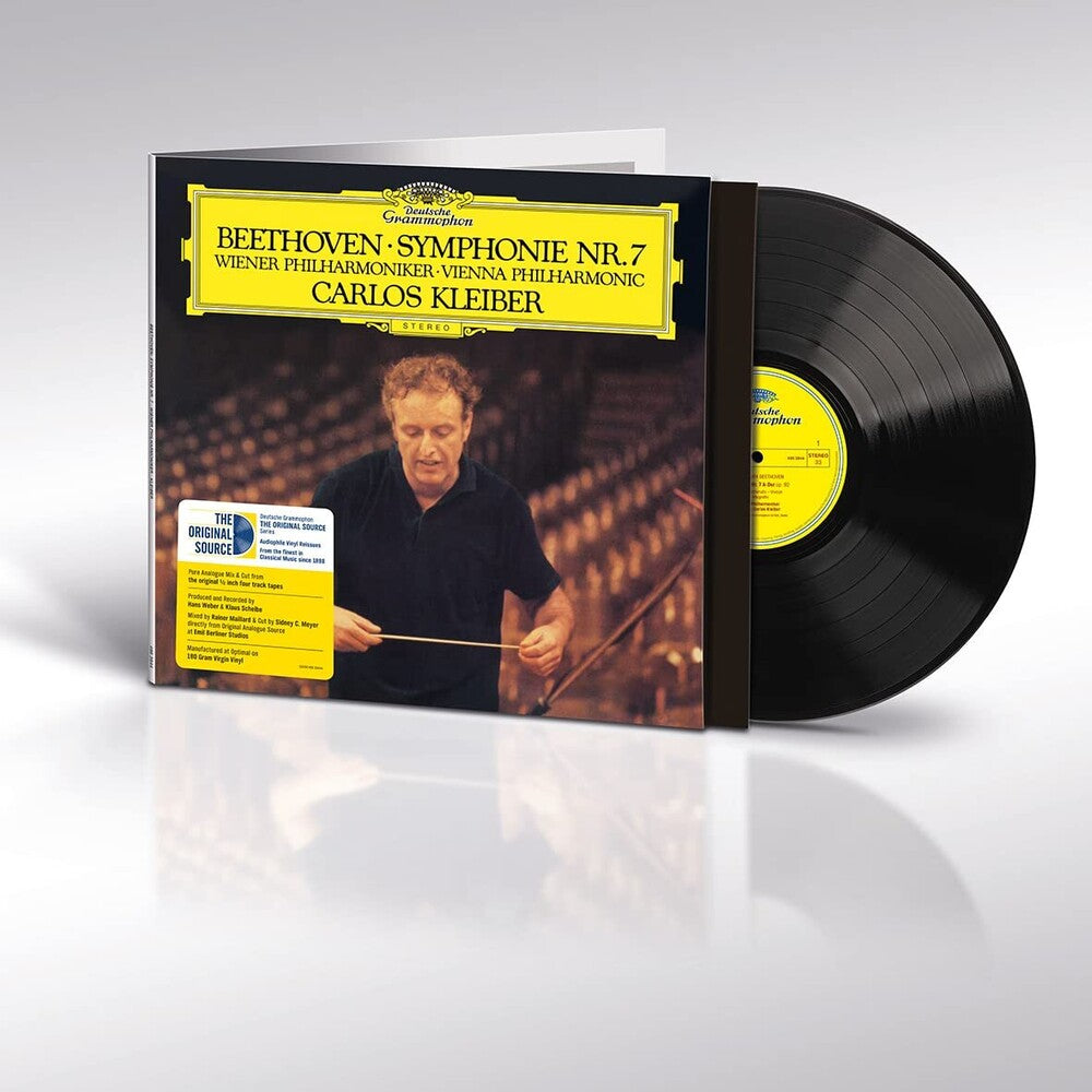 the album cover for Beethoven / Carlos Kleiber  / Wiener Philharmoniker - Ludwig Van Beethoven: Symphony 7 (Uk)