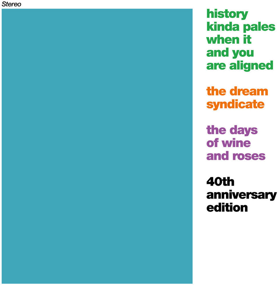 the album cover for The Dream Syndicate - Days Of Wine And Roses [Limited Edition] (Exp)