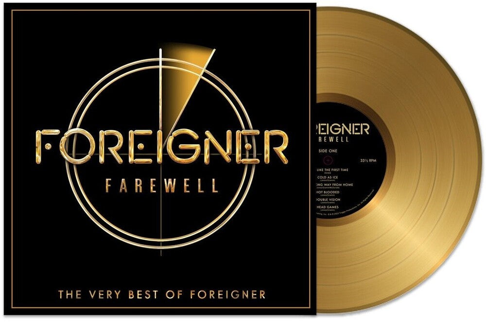 the album cover for Foreigner - Farewell - The Very Best Of Foreigner - Gold (Gol)