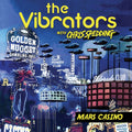 the album cover for Vibrators / Chris Spedding - Mars Casino - Purple/Blue Haze Splatter (Blue)