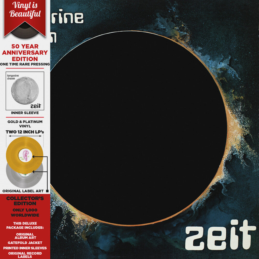the album cover for Tangerine Dream - Zeit 50th Anniversary - Gold & Platinum Edition