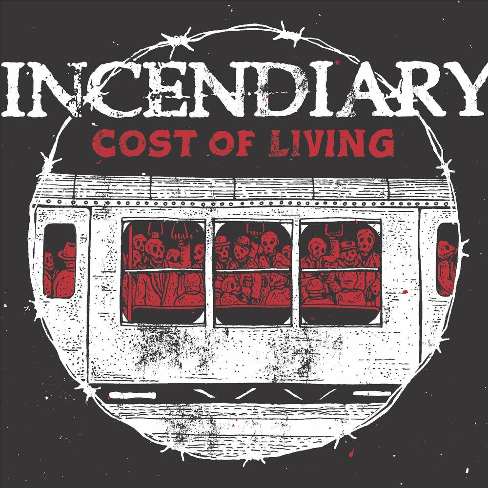 the album cover for Incendiary - Cost Of Living