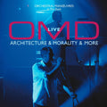 the album cover for Orchestral Manoeuvres in the Dark (O.M.D.) - Omd Live - Architecture & Morality & More