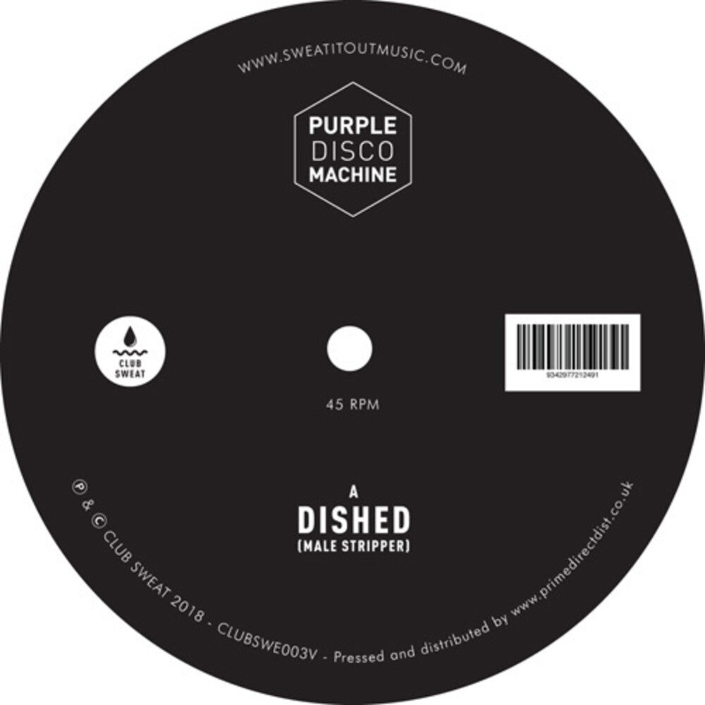 the album cover for Purple Disco Machine - Dished (Male Stripper)