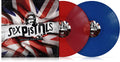 the album cover for Many Faces of Sex Pistols / Various - Many Faces Of Sex Pistols / Various - Ltd Gatefold 180gm Transparent Blue & Red Vinyl