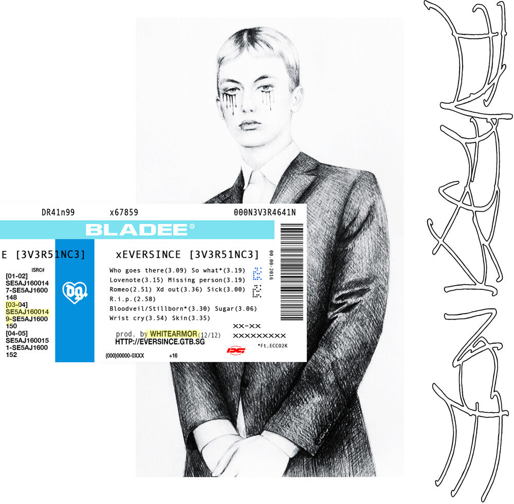 the album cover for Bladee - Eversince [Colored Vinyl] (Wht)