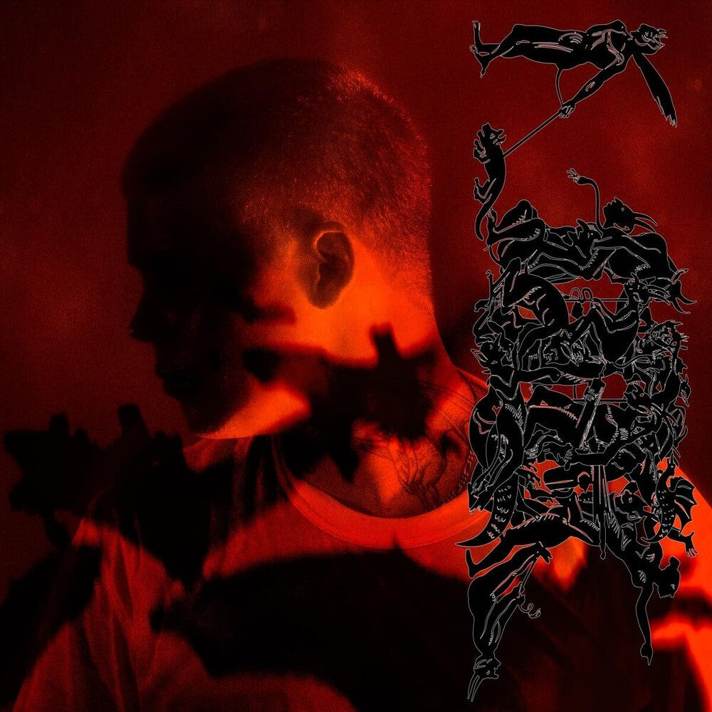 the album cover for Yung Lean - Stranger (Blk) (Red)