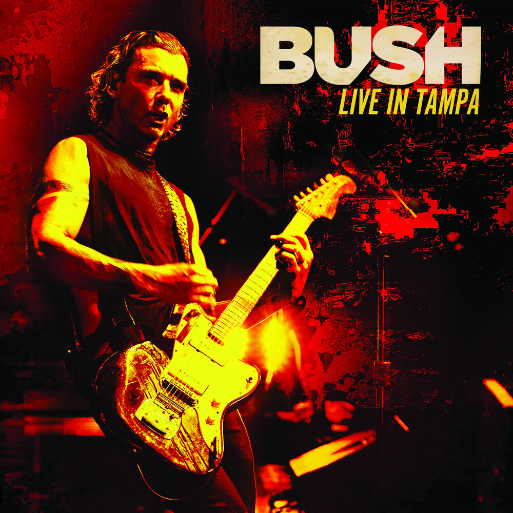 the album cover for Bush - Live In Tampa - Red [Colored Vinyl] (Gate) (Red)