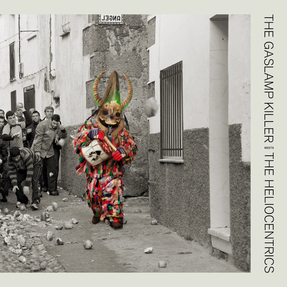 the album cover for The Gaslamp Killer & The Heliocentrics - Legna
