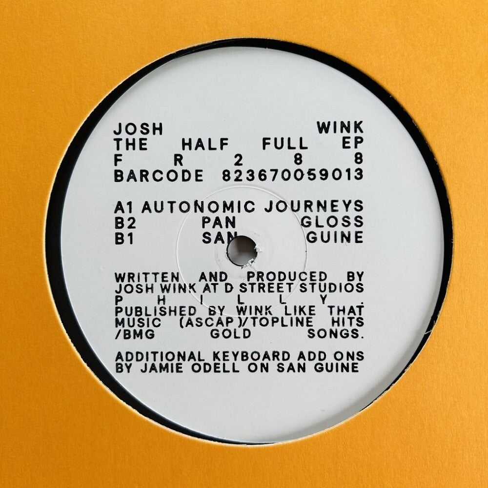the album cover for Josh Wink - The Half Full (Ep)