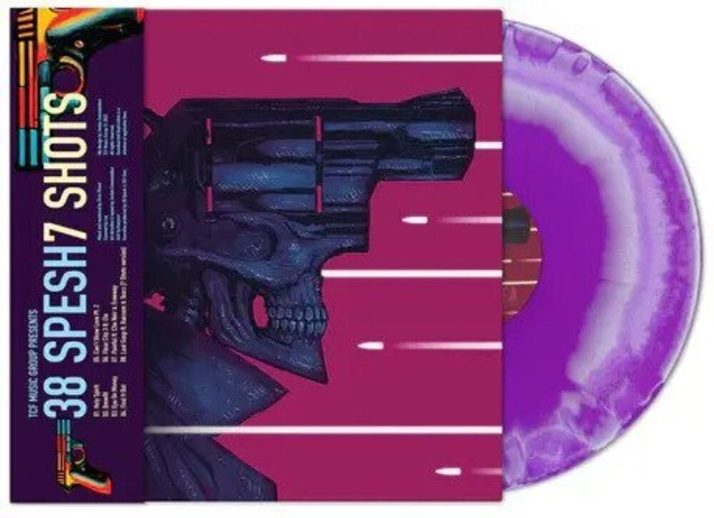 the album cover for 38 Spesh - 7 Shots [Colored Vinyl] (Viol)