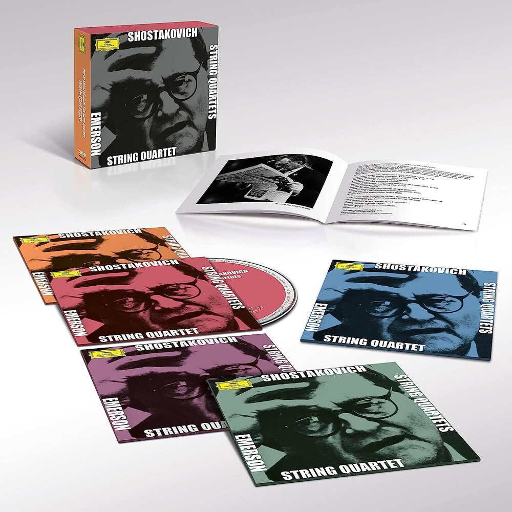 the album cover for Shostakovich / Emerson String Quartet - Shostakovich: The String Quartets