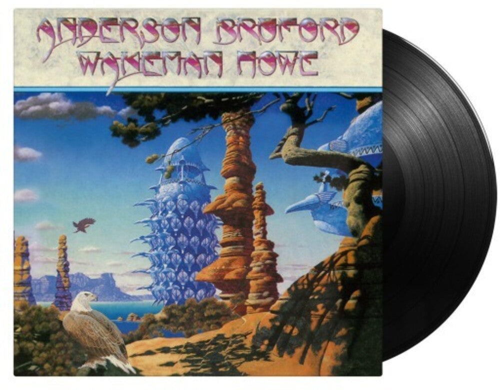 the album cover for Anderson / Bruford / Wakeman / Howe - Anderson Bruford Wakeman & Howe (Blk) [180 Gram] (Hol)
