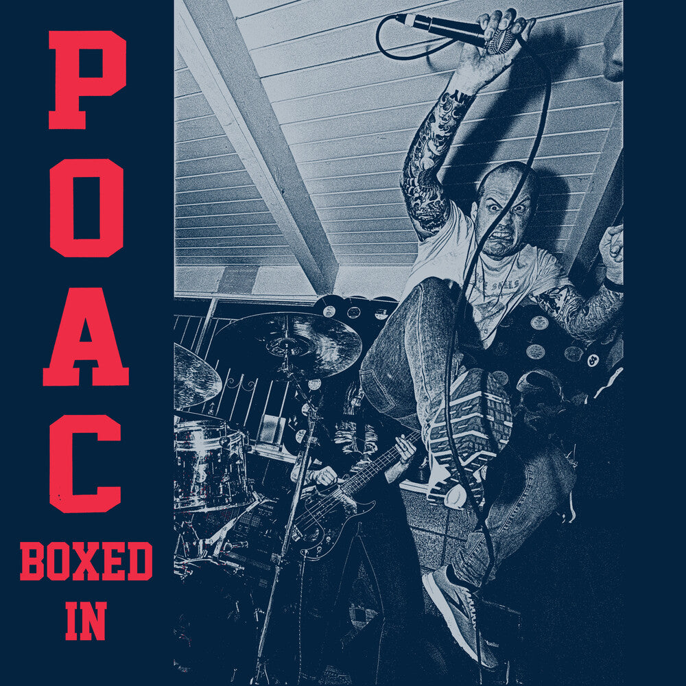 the album cover for Planet On A Chain ( P.O.A.C. ) - Boxed In [Colored Vinyl] (Org) (Spla) (Can)