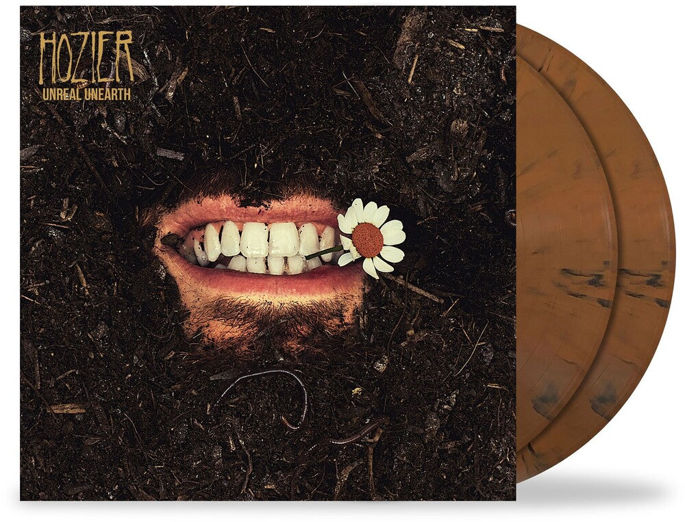 the album cover for Hozier - Unreal Unearth [Indie Exclusive Limited Edition Light Umber 2LP]