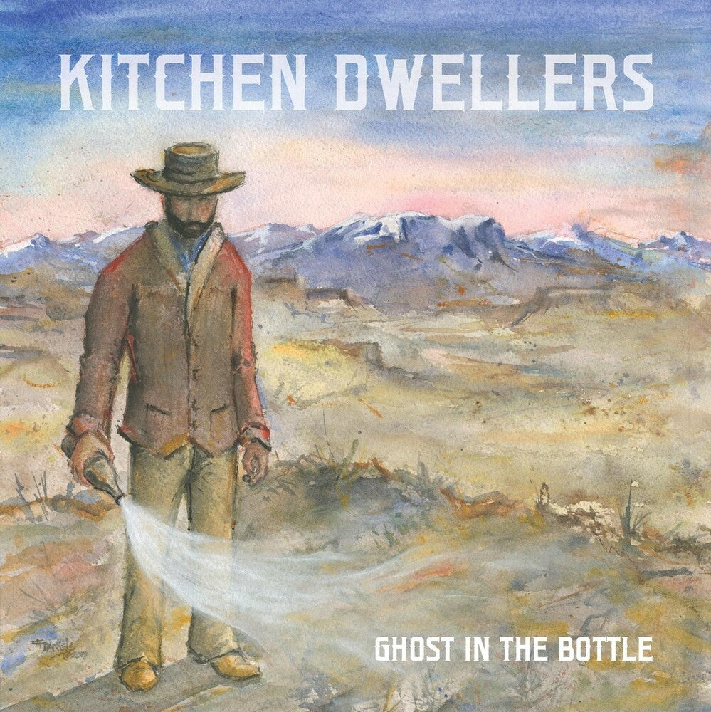 the album cover for Kitchen Dwellers - Ghost In The Bottle - Green [Colored Vinyl] (Grn)