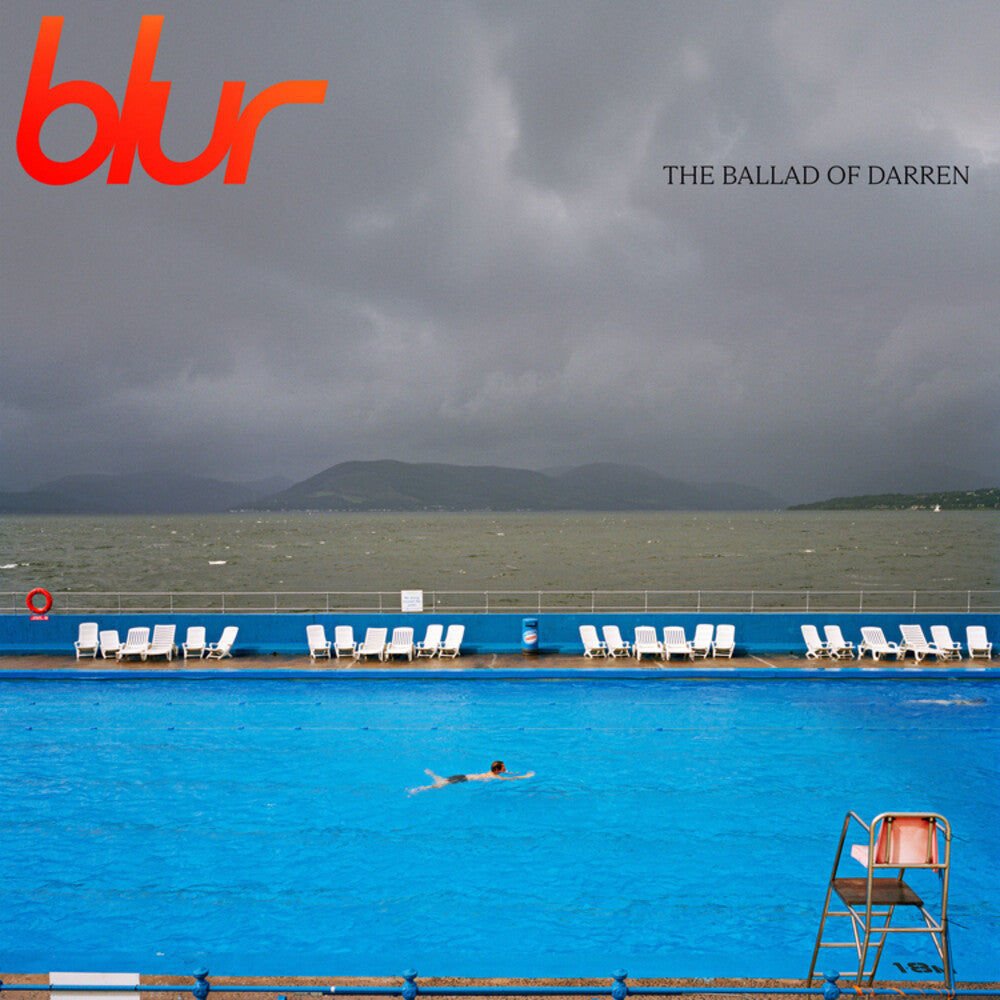 the album cover for Blur - The Ballad of Darren [Indie Exclusive Limited Edition Blue LP]