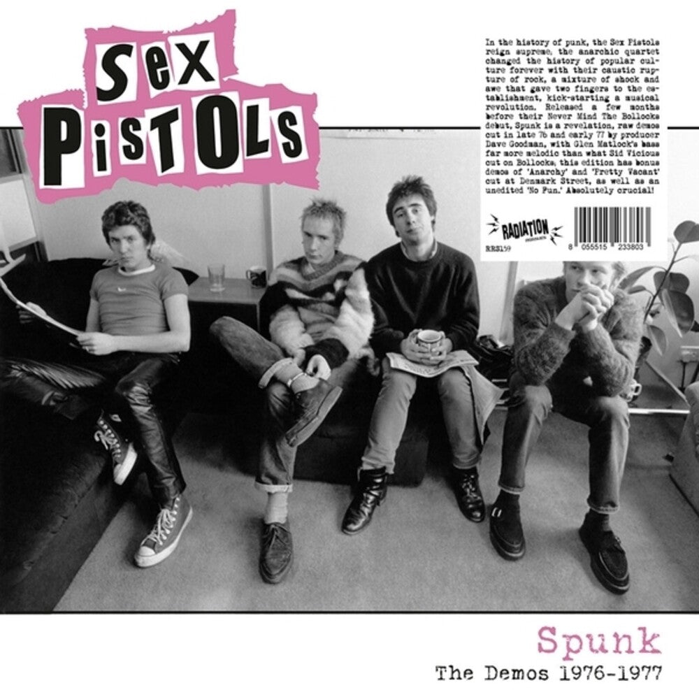 the album cover for Sex Pistols - Spunk: The Demos 1976-1977 (Uk)