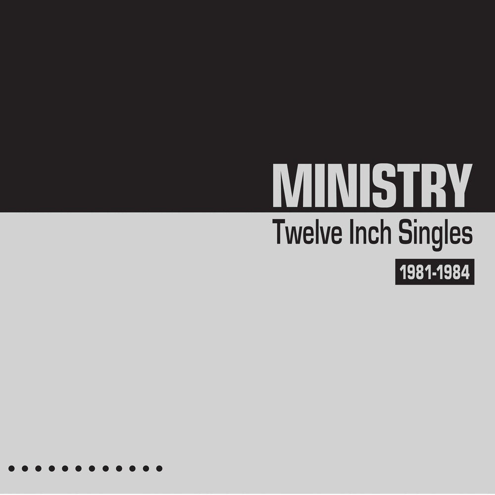 the album cover for Ministry - 12" Singles 1981-1984 - Coke Bottle Green [Colored Vinyl]
