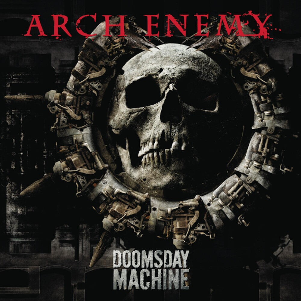 the album cover for Arch Enemy - Doomsday Machine [Colored Vinyl] [Limited Edition] (Red) [Reissue]