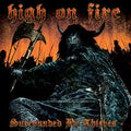 the album cover for High On Fire - Surrounded By Thieves
