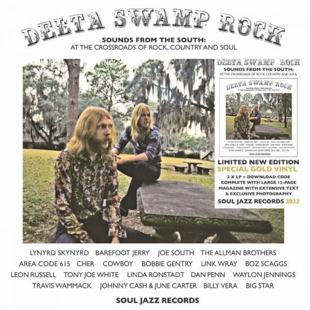 the album cover for Soul Jazz Records Presents - Delta Swamp Rock - Sounds From The South: At The