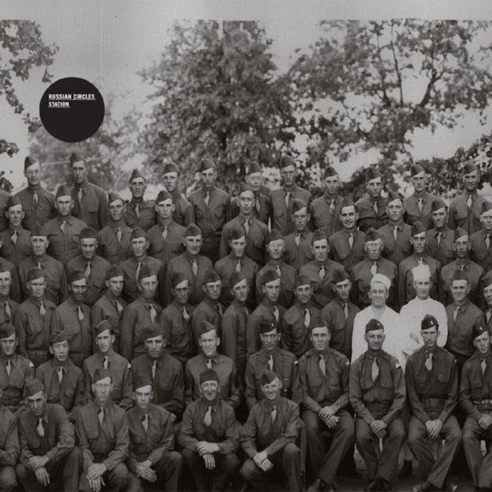 the album cover for Russian Circles - Station (Blue) [Clear Vinyl] (Gate) (Post) (Aniv) [Indie Exclusive]