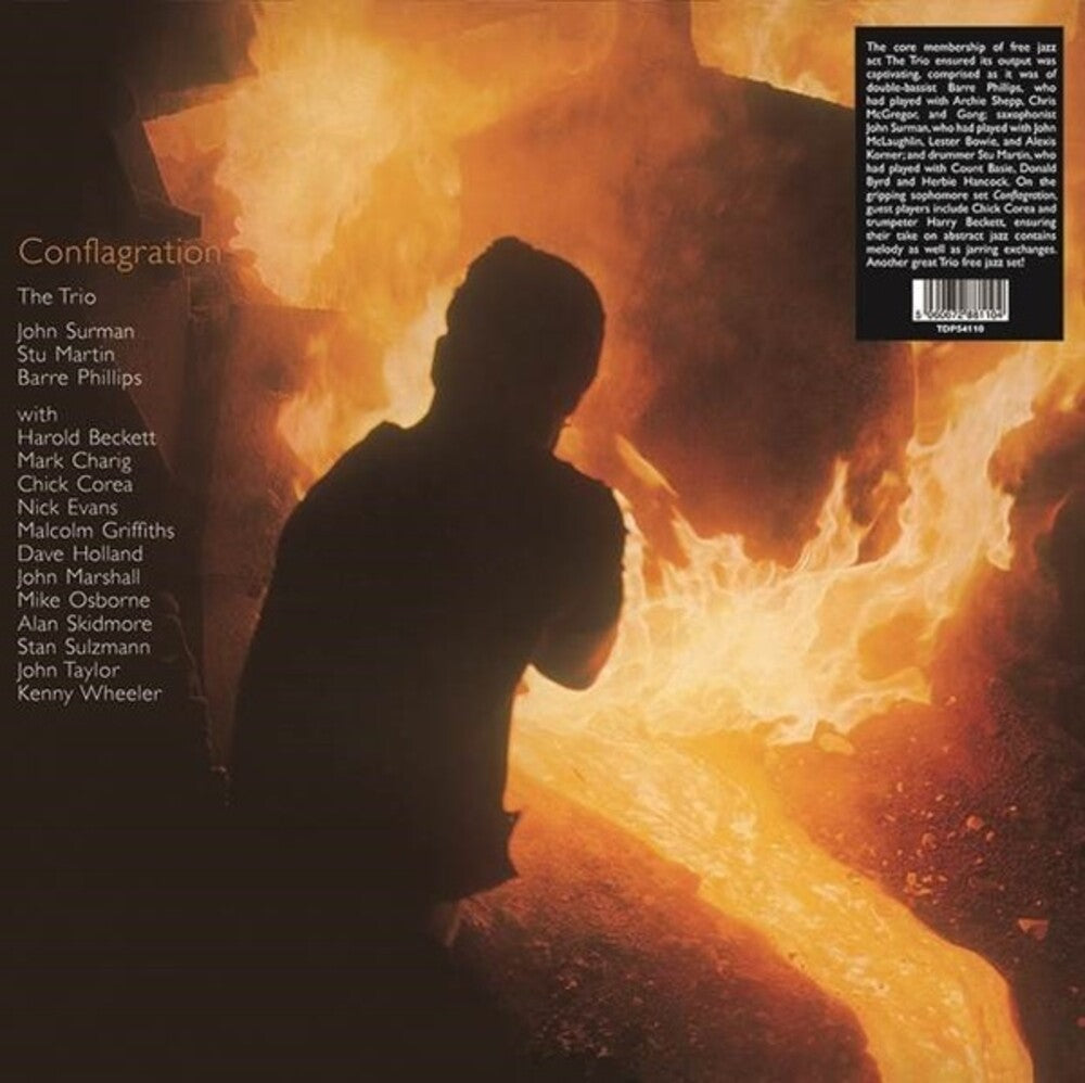 the album cover for Trio - Conflagration