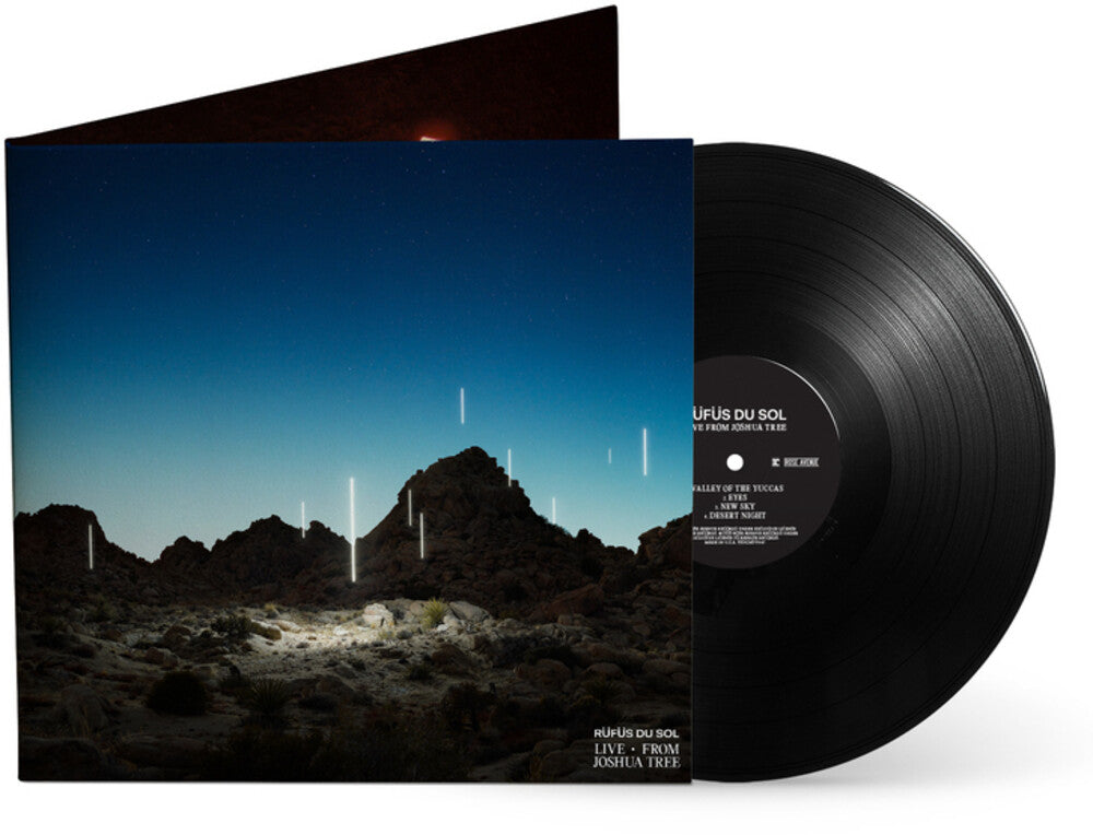 the album cover for Rufus Du Sol - Live From Joshua Tree [LP]