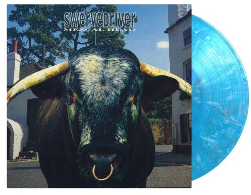the album cover for Swervedriver - Mezcal Head: 30th Anniversary (Blue) [Colored Vinyl] [Limited Edition]