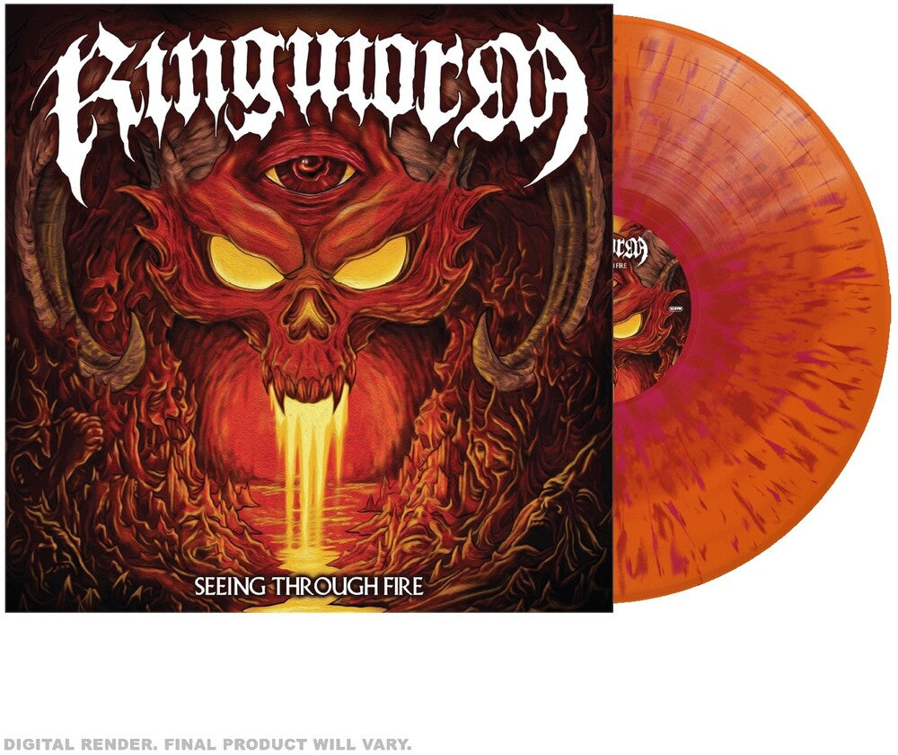 the album cover for Ringworm - Seeing Through Fire [Color LP]