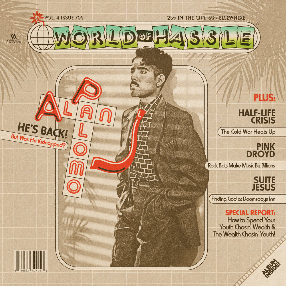 the album cover for Alan Palomo - World of Hassle [2LP]
