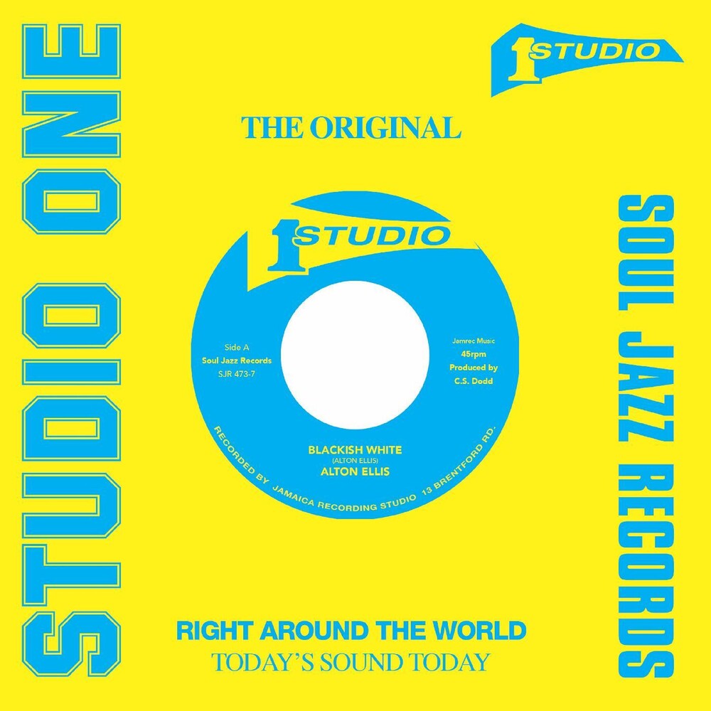 the album cover for Alton Ellis - Blackish White
