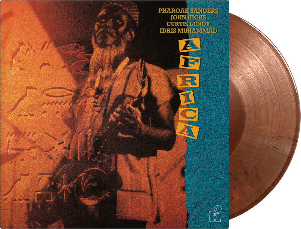 the album cover for Pharoah Sanders - Africa (Blk) [Colored Vinyl] [Limited Edition] [180 Gram] (Org)