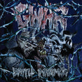the album cover for GWAR - Battle Maximus: 10th Anniversary Edition [Crystal Blue with Dark Blue Swirl LP]