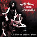 the album cover for Motorhead / Larry Wallis - Boys Of Ladbroke Grove - Red Marble [Colored Vinyl] (Red)