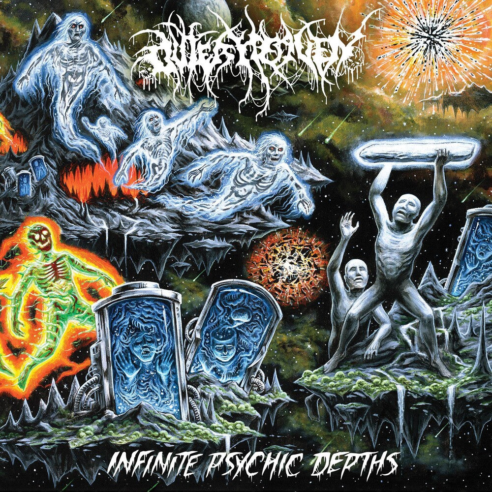 the album cover for Outer Heaven - Infinite Psychic Depths [Colored Vinyl] (Grn)