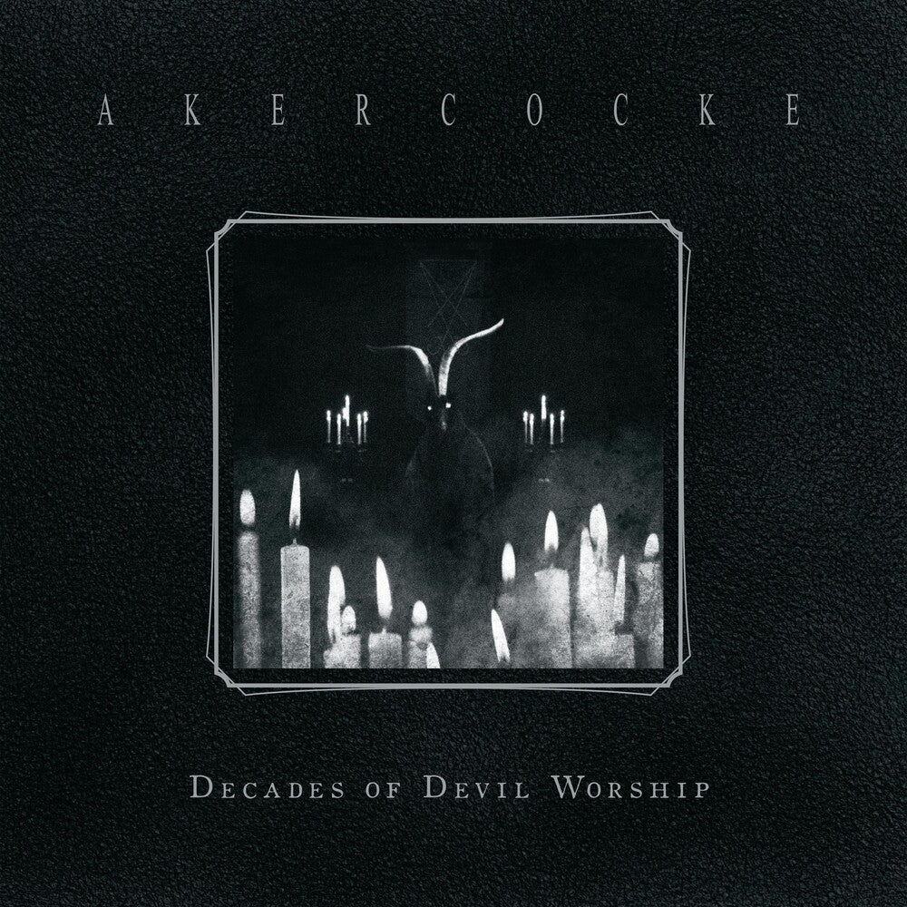 the album cover for Akercocke - Decades Of Devil Worship
