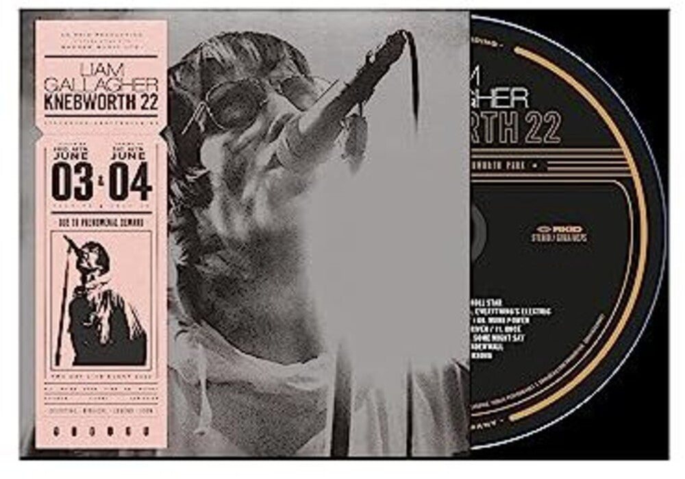 the album cover for Liam Gallagher - Live At Knebworth '22
