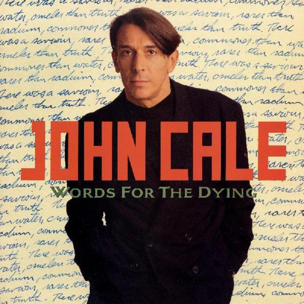 the album cover for John Cale - Words For The Dying [Clear Vinyl] [Limited Edition] [Download Included]