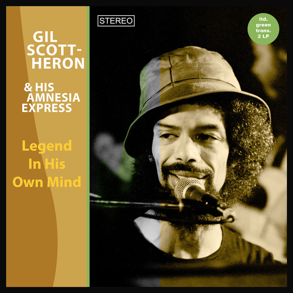 the album cover for Gil Scott-Heron - Legend In His Own Mind [RSD Essential Indie Colorway Translucent Green 2LP]