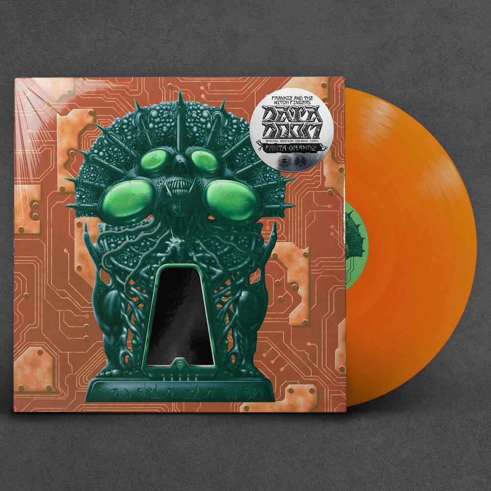 the album cover for Frankie and the Witch Fingers - Data Doom [Indie Exclusive Limited Edition Orange LP]