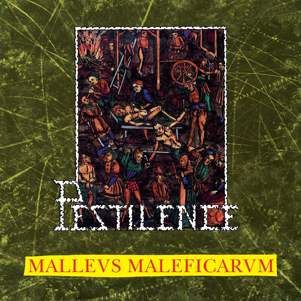 the album cover for Pestilence - Malleus Malleficarum