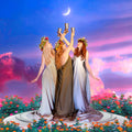 the album cover for Who Is She? - Goddess Energy - Violet [Colored Vinyl]