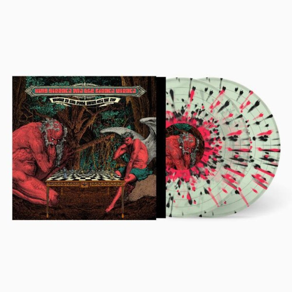 the album cover for King Gizzard & The Lizard Wizard - Music To Eat Pond Scum And Die To (Box) (Gate)