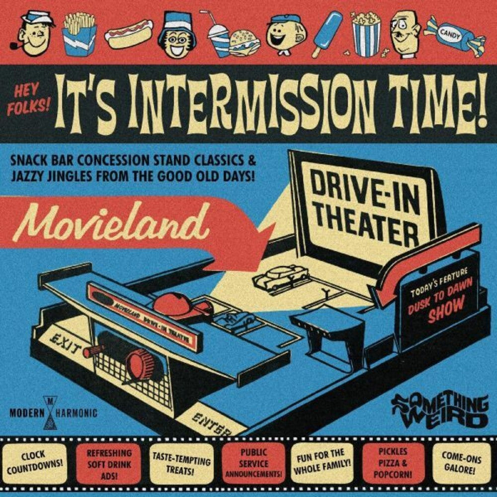 the album cover for Something Weird - Hey Folks! It's Intermission Time! [Colored Vinyl] (Ylw)